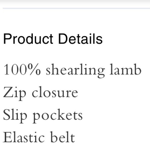 100% New Shearling Jacket - Coach - Picture 7 of 9